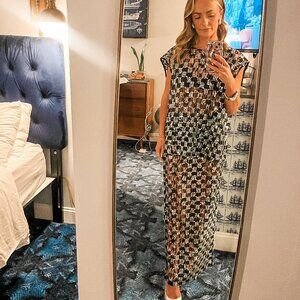 Devyn Sequin Top Black